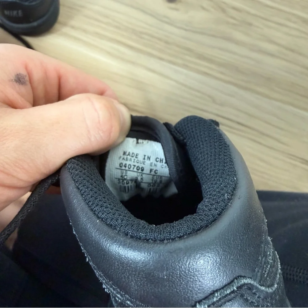 Nike Baby Black High-Top Sneakers